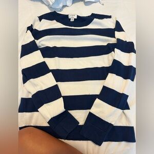 JCrew Teddie Striped Sweater